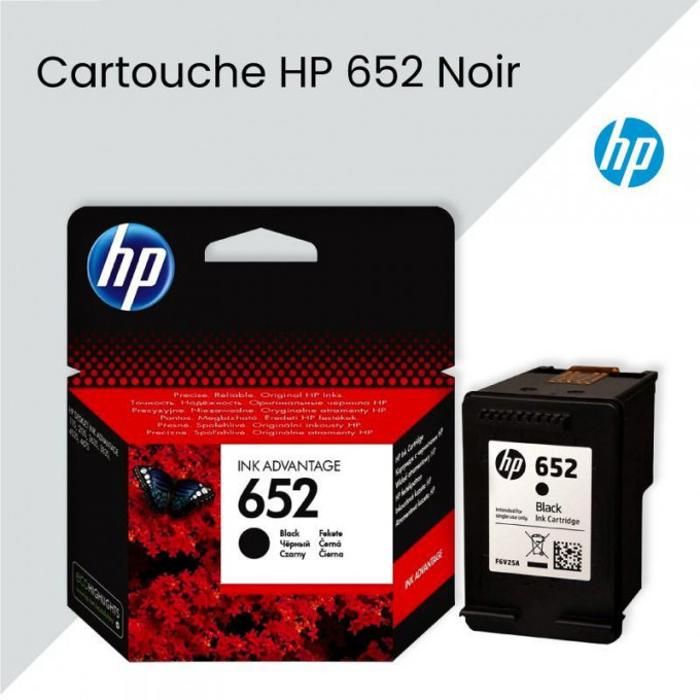 Cartouche d'encre originale HP 652 Noir