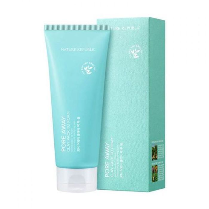 Nature republic – Pore away clay pack to foam