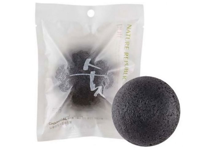 Nature republic – Beauty tool natural jelly cleansing puff - charcoal