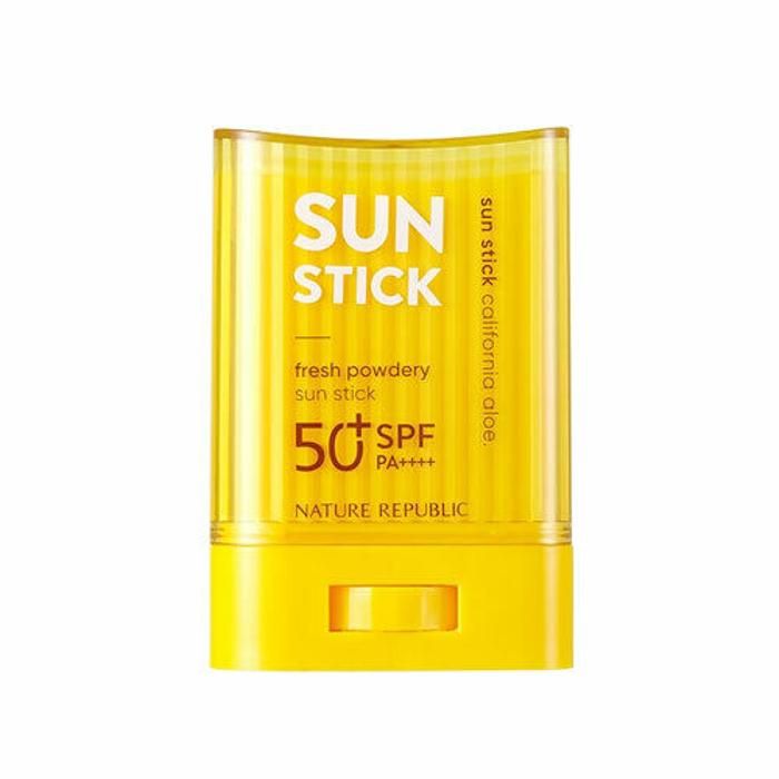 Nature Republic - CALIFORNIA ALOE FRESH POWDERY SUN STICK SPF50+PA++++
