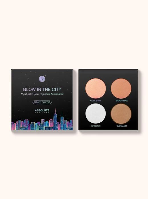 Absolute New York Glow in the city Highlighter Quad