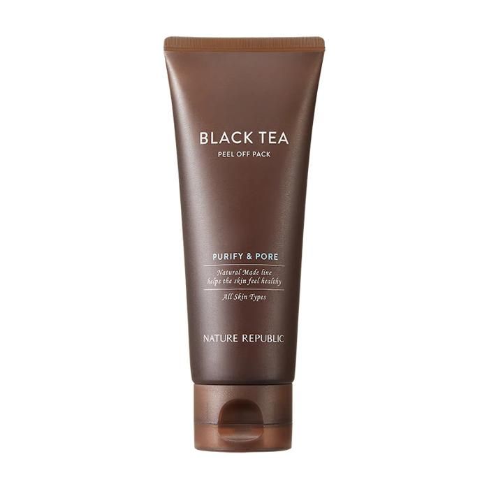 Nature republic  - NATURAL MADE BLACK TEA PEEL OFF PACK 100 ml