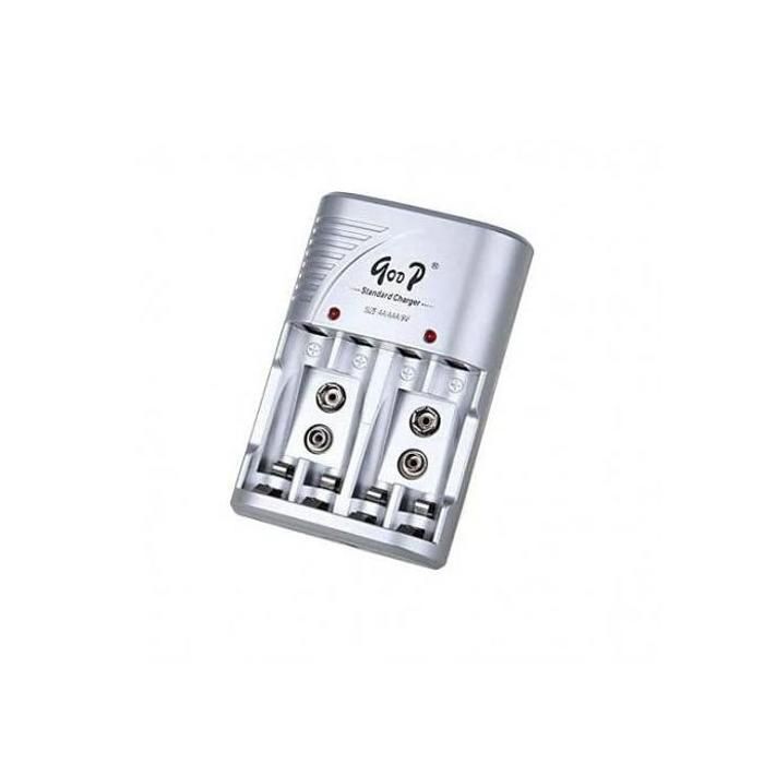 Chargeur Batteries 4x AAA 4x AA 2x 9V Standard Charger de Piles Rechargeables