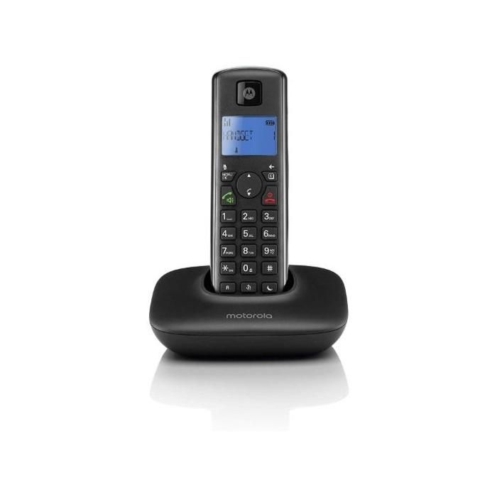 Téléphone sans fil Motorola, 1 combiné - noir