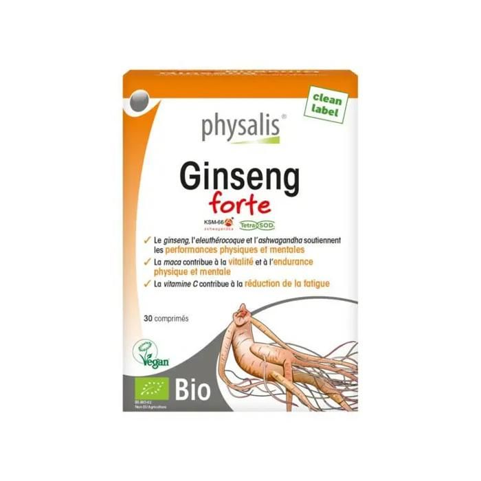 PHYSALIS GINSENG FORTE BIO 30 COMPRIMÉS