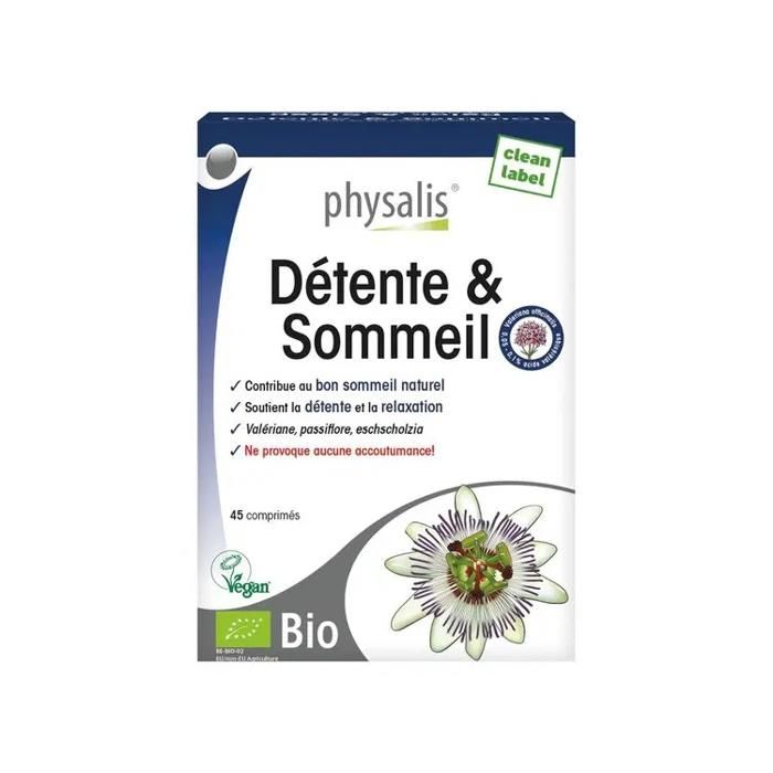 PHYSALIS DÉTENTE ET SOMMEIL 45 COMPRIMÉS