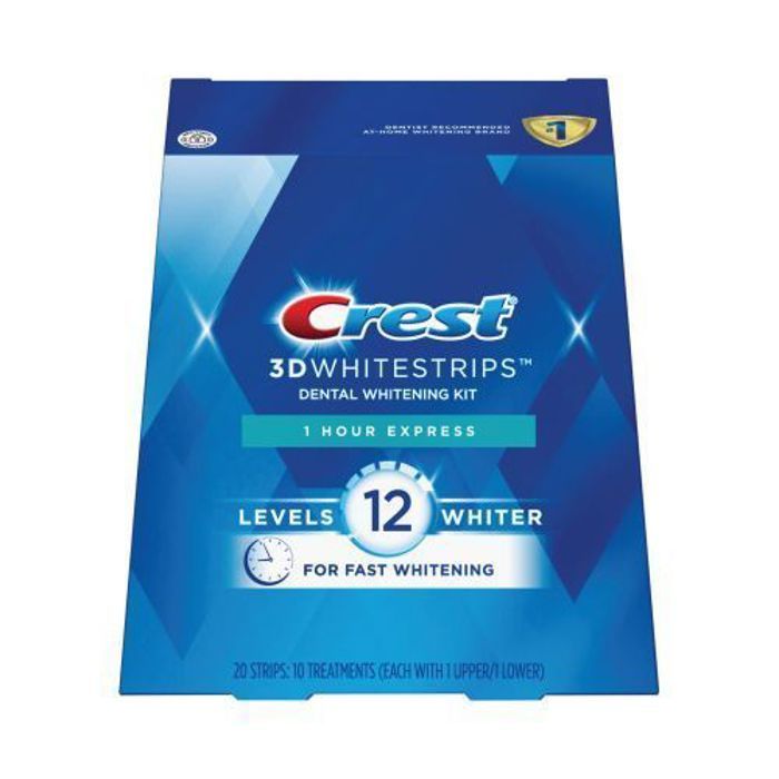 Crest 3D Whitestrips 1 Hour Express - 20 Bandes