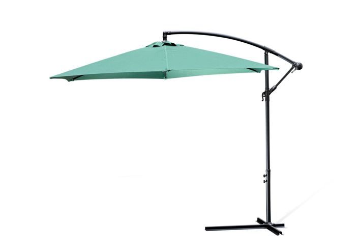 Parasol Déporté HAPPY SUN Avec Air Vent 300cm - Vert