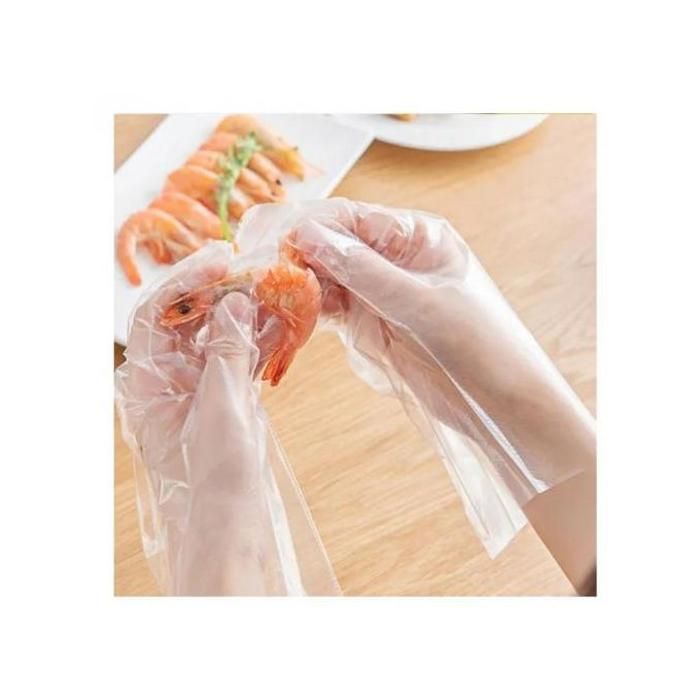 Gants de Préparation et de Nettoyage Alimentaire jetables 5 Paquets de 100 pcs