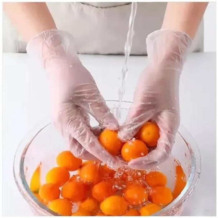Gants Vinyle Transparent sans poudre 5 paquet de 100 pièces