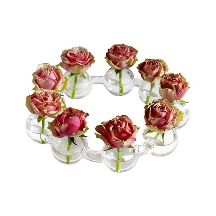 Vase ronde sous forme de couronne