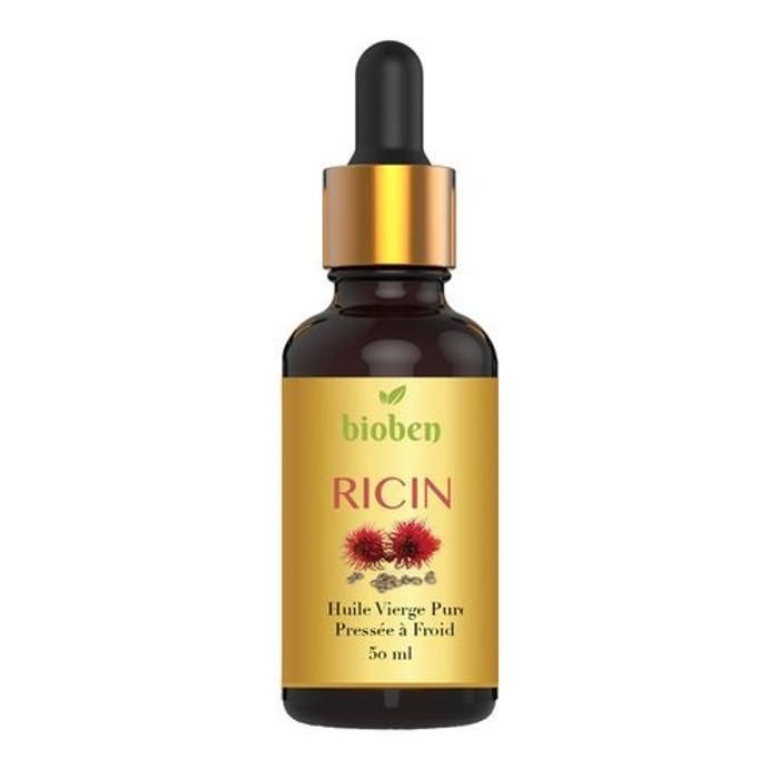 Huile végétale de ricin pure, naturelle et pressée à froid