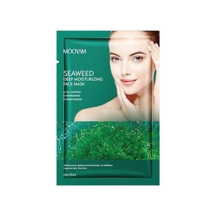 MÔOYAM Seaweed Deep Moisturizing Face Mask hydratant et blanchissant