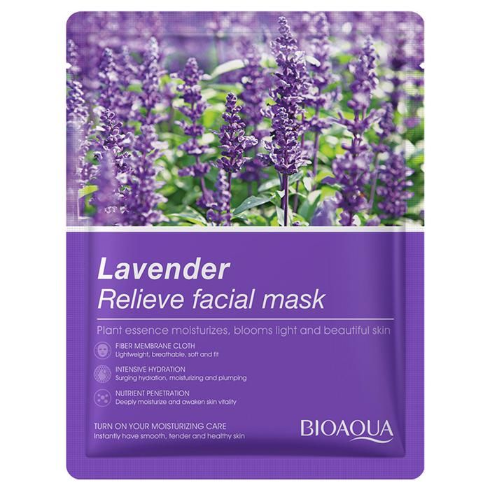 BIOAOUA Lavender Relieve Facial Mask
