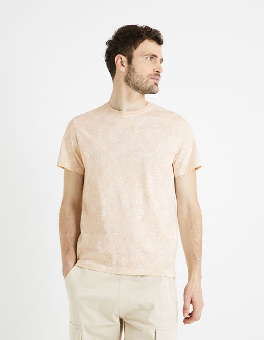 T-shirt col rond 100% coton - CELIO