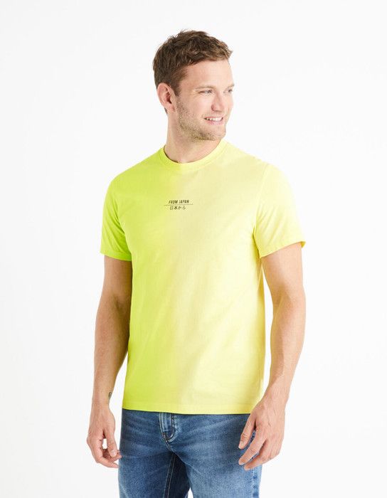 T-shirt col rond tye & dye 100% coton - CELIO