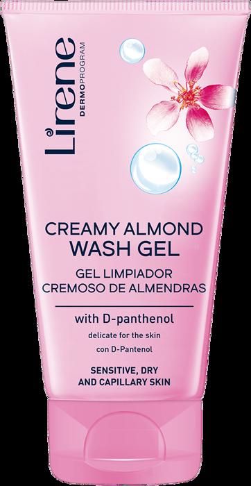 GEL-CRÈME NETTOYANT VISAGE À L'HUILE D'AMANDE ET AU D-PANTHÉNOL LIRENE 150 ML