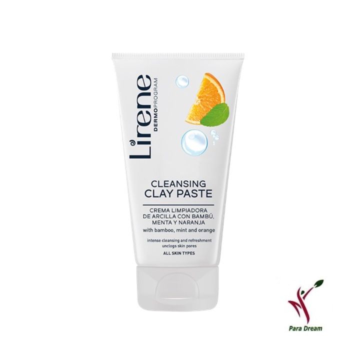 GEL NETTOYANT VISAGE À BASE D'ARGILE BLANCHE LIRENE 150ML