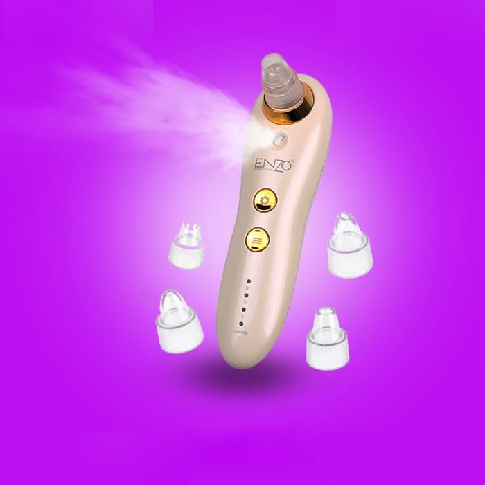 ENZO 5X1 : Révélez la beauté de votre peau avec cet appareil d'aspiration des graisses faciales et extracteur de points noirs !