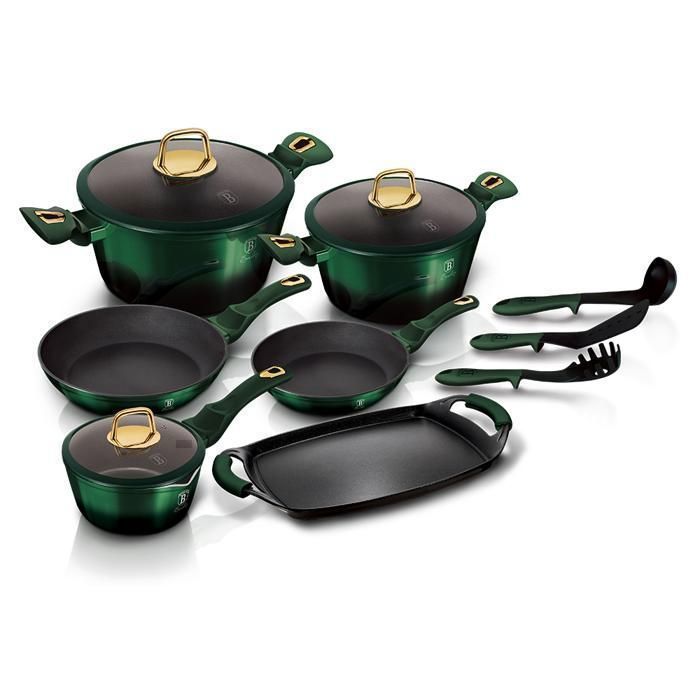 Set de cuisine 12+2 Pièces - Emerald Collection