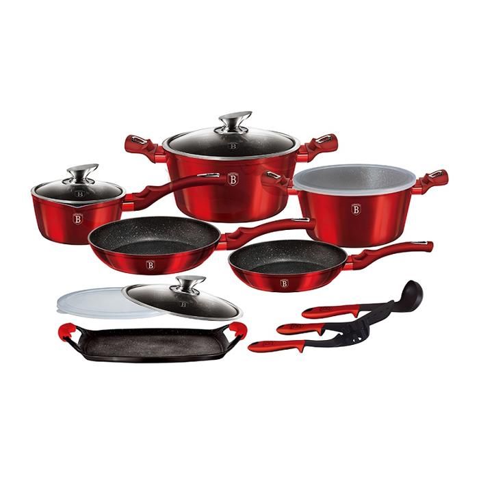 Set de cuisine S14+2 Pièces - Metallic Line Berlinger Haus
