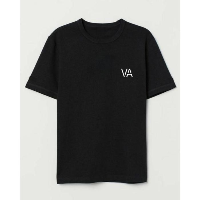 T-shirt noir en cotton veada unisex