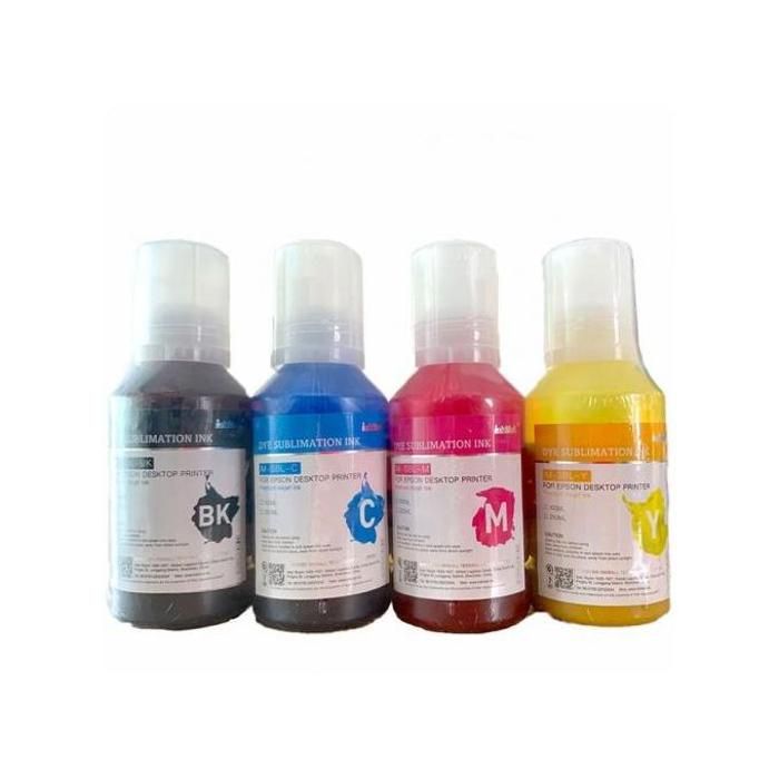 Encre à sublimation Pack de 4 couleurs 127ml par bouteille
