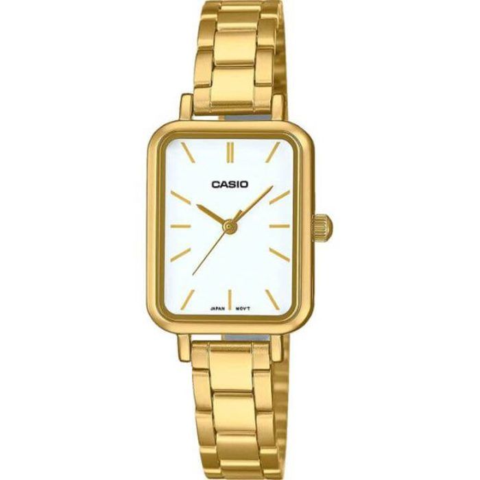 Casio Montre pour femme – Style classique Dore – Cadran blanc -LTP-V009G-7EUDF