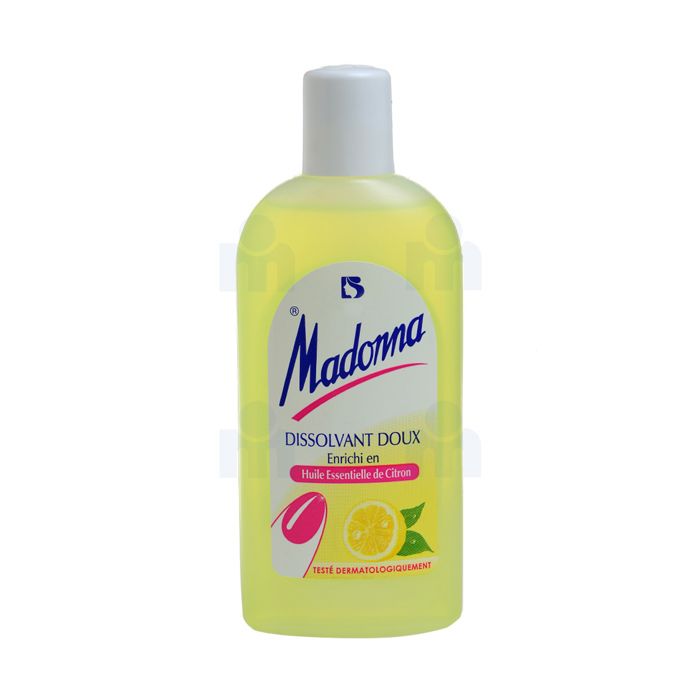 Dissolvant doux enrichi en huile essentielle de citron 120ml - MADONNA
