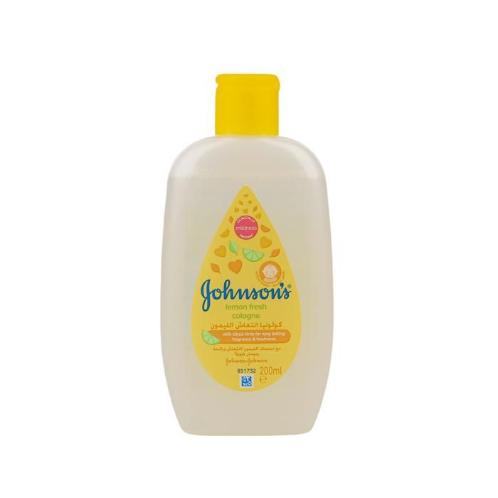 EAU DE COLOGNE JOHNSON BABY LEMON FRESH 200ML