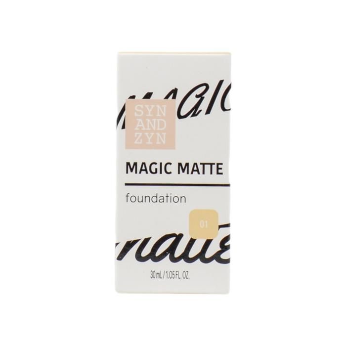 MAGIC MATTE FOUNDATION : 01 SYN&ZYN 30 ML