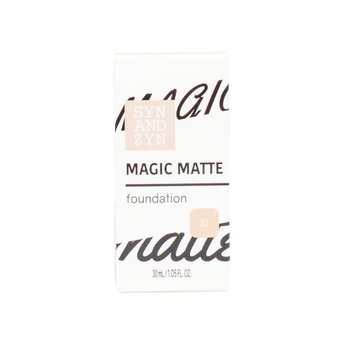 MAGIC MATTE FOUNDATION : 02 SYN&ZYN 30 ML