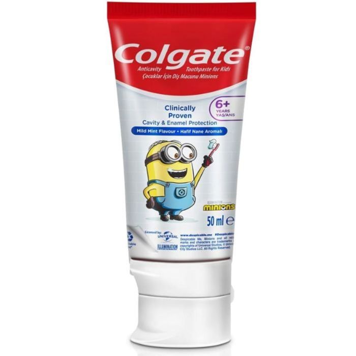 Dentifrice enfant 6+ minions 50ml - COLGATE