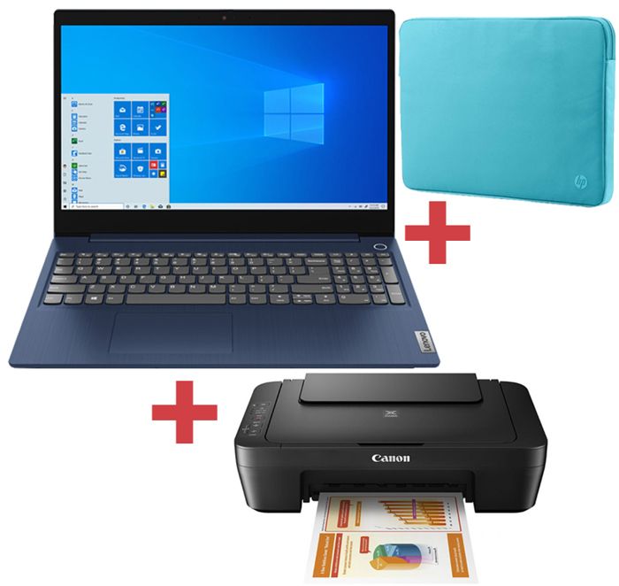 Promo  Pc portable Lenovo + Imprimante Canon + Housse