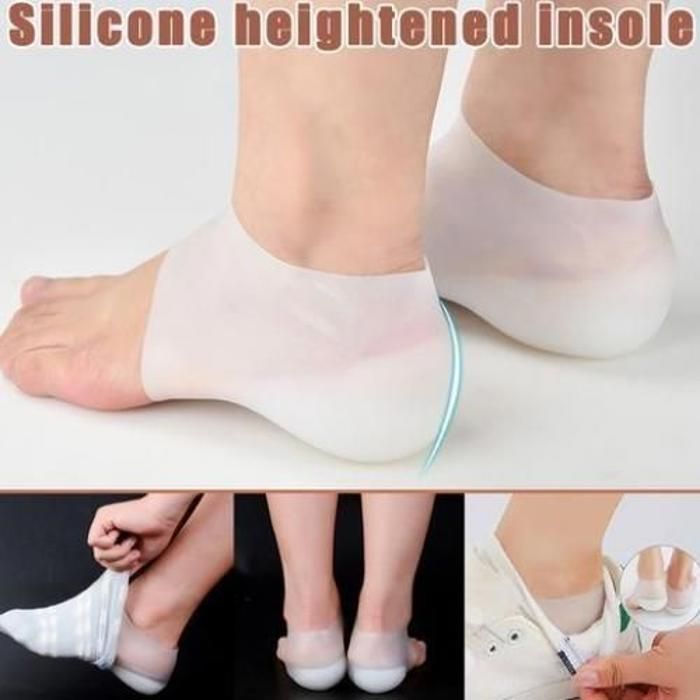 Chaussettes Silicone de Talon Confortable Protecteur Augmenter votre longueur