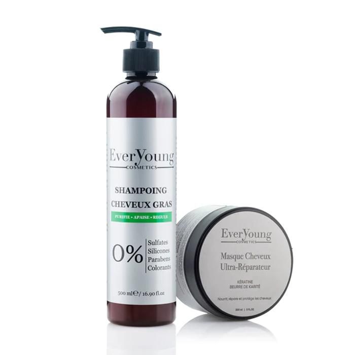 Pack cheveux GRAS Shampoing et Masque