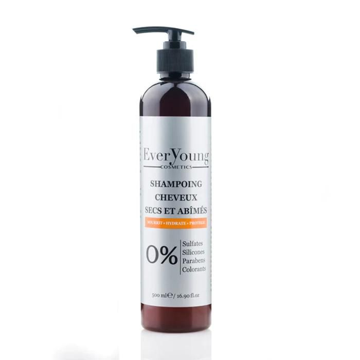 Shampoing pour cheveux secs et abîmés 500ml
