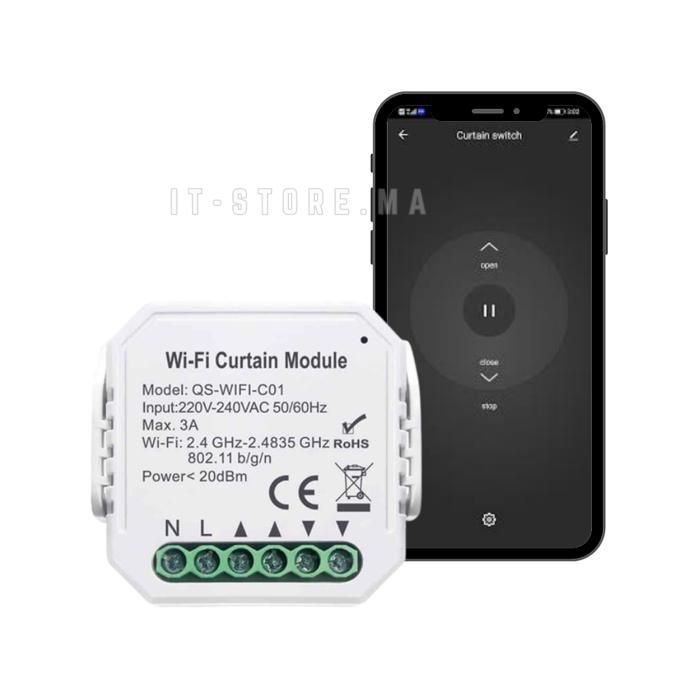 Module de commande Wi-Fi pour volets roulants et stores