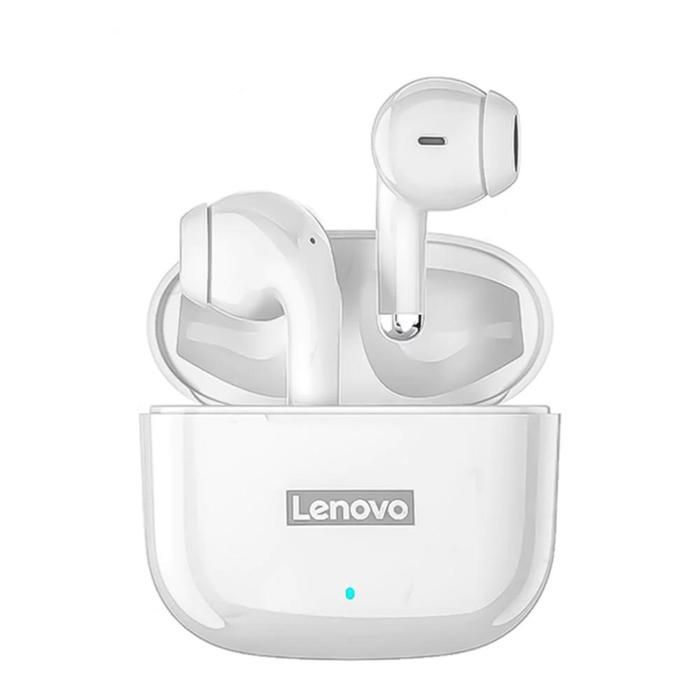Audífonos Lenovo Inalámbricos Bluetooth Lp40 Pro Tws Blancos