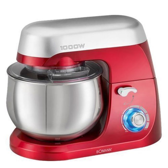 Bomann Robot Pétrin ROUGE - Bomann - ALLEMAND - 1000W - HAUTE performance
