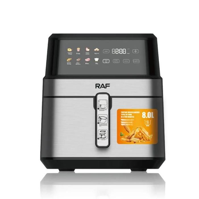RAF Friteuse sans huile XXL - 8L - 1700 Watts - 8 Programmes