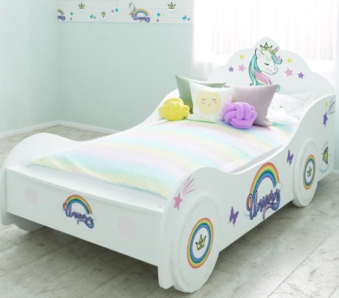 Lit voiture NEMSIS pour fille.