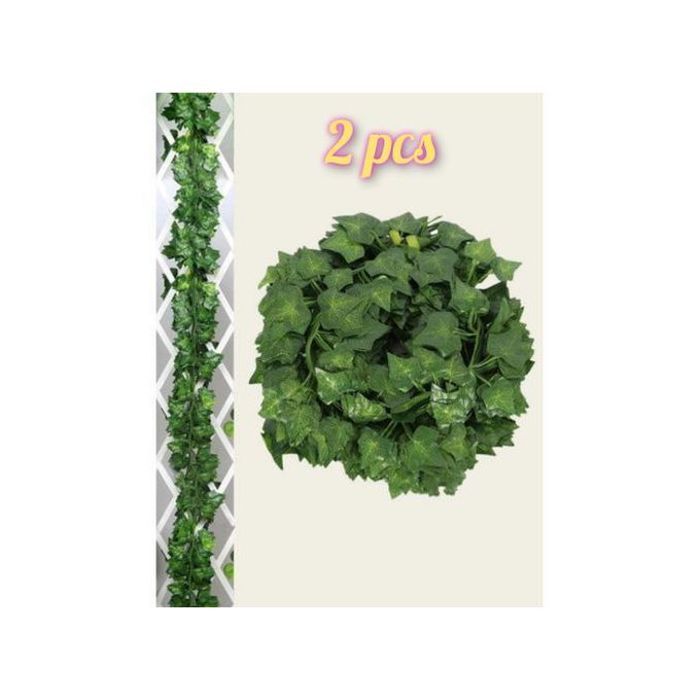 2 pièce vigne artificielle verte (2×2 mètres) qualité supérieure