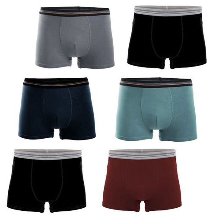pack de 6 boxers