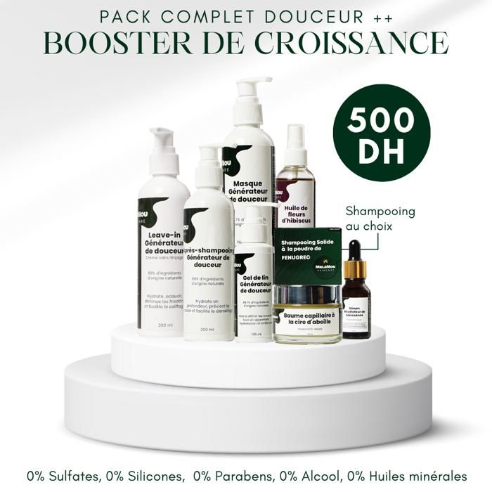Pack Complet Douceur ++ Booster de croissance