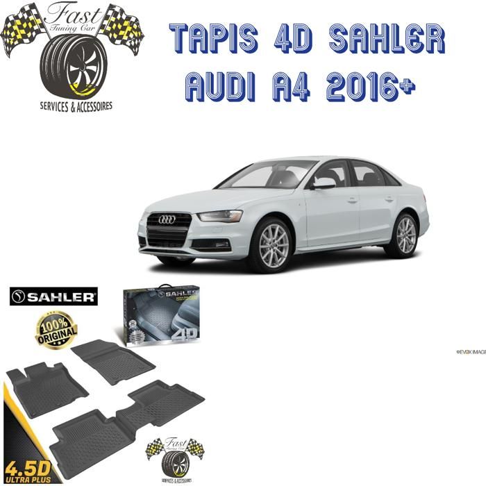 Tapis sur mesure 4D AUDI A4 2016+