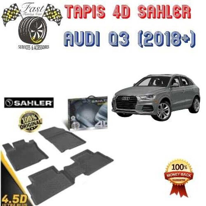 Tapis sur mesure 4D AUDI Q3 2018+