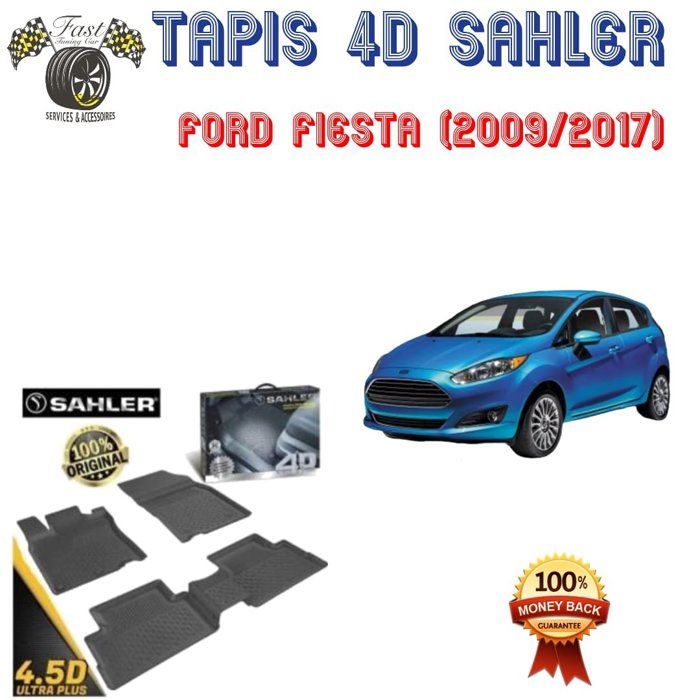 Tapis sur mesure 4D FORD FIESTA 2009-2017