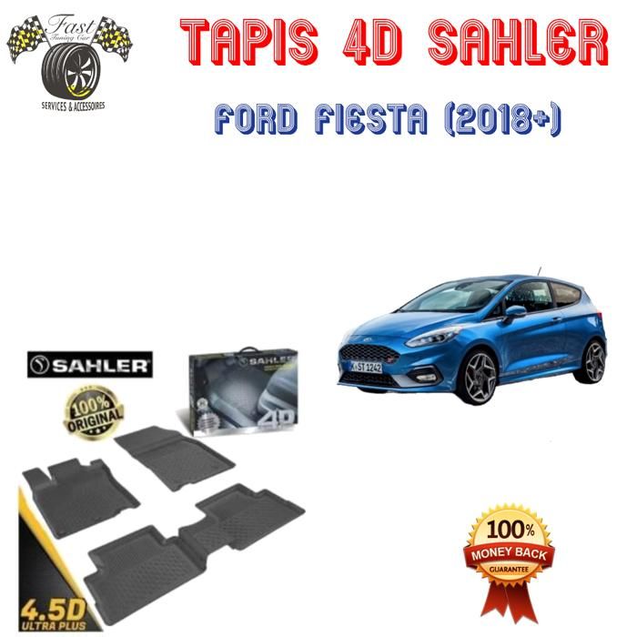 Tapis sur mesure 4D Ford Fiesta 2018+