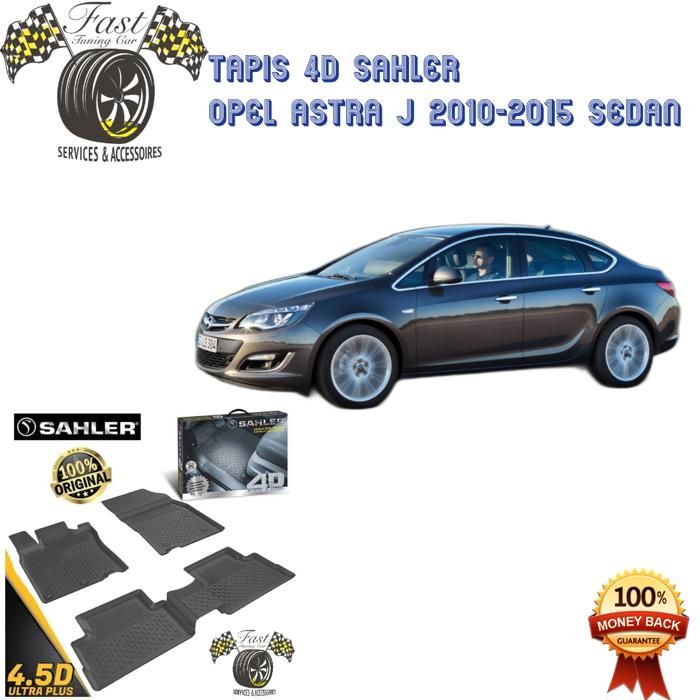 Tapis sur mesure 4D OPEL ASTRA J 2010-2015 SEDAN